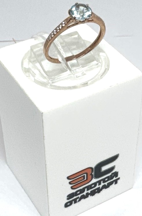 КОЛКМИ375 КОЛЬЦО С КАМНЯМИ (Au 375)