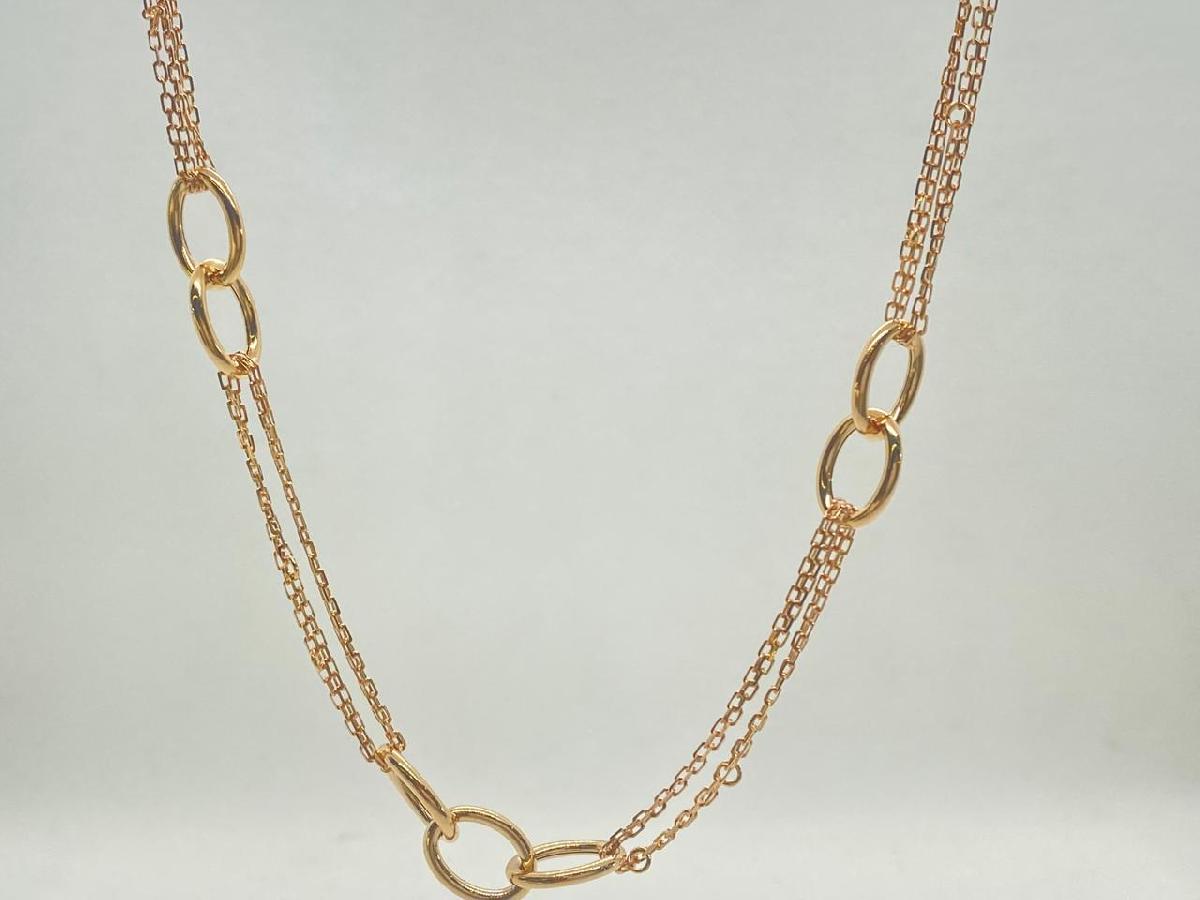 КОЛЬЕ ФАНТАЗИЯ без камня (Au 585)