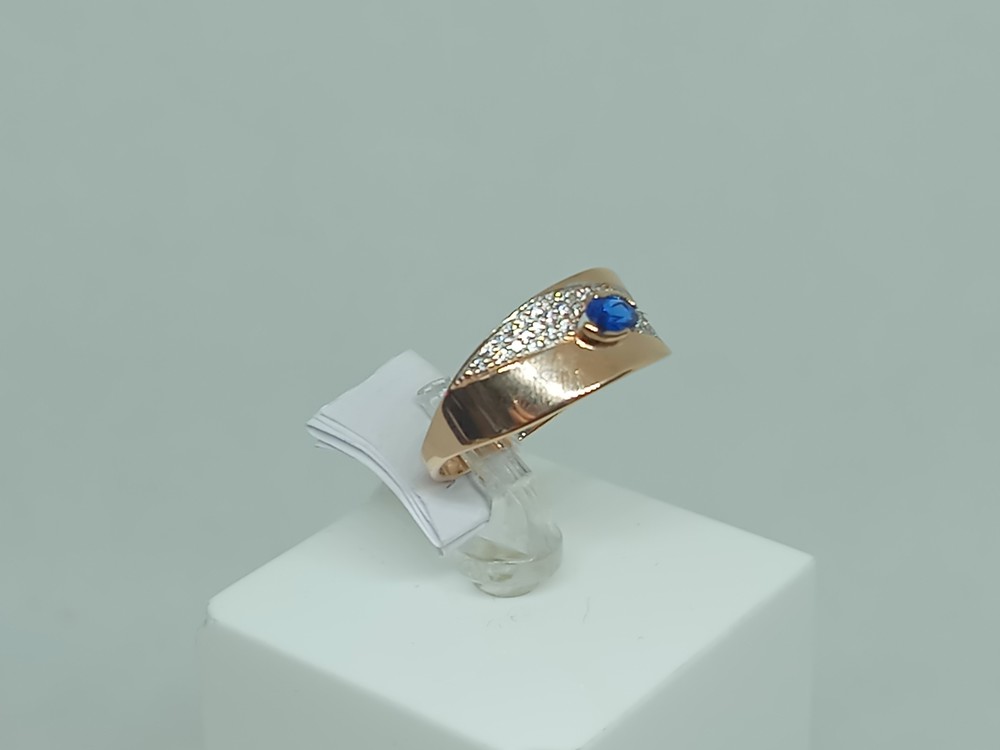 КОЛКМИ585 КОЛЬЦО С КАМНЯМИ (Au 585)