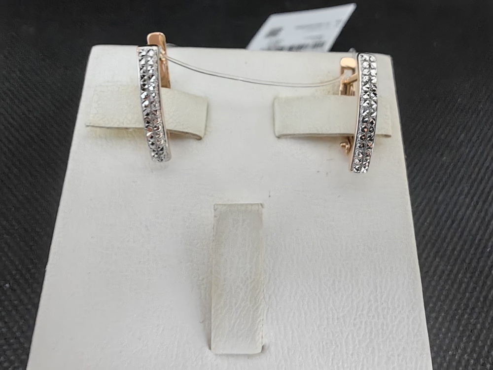 СЕРЬГИ БЕЗ КАМНЯ (Au 585)