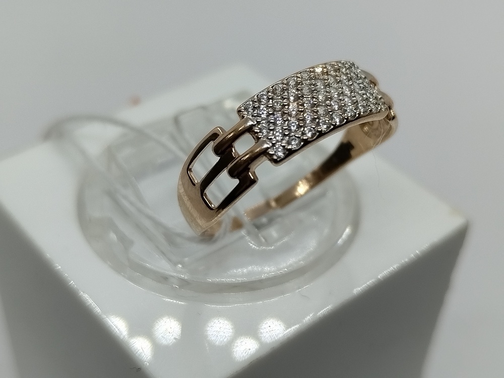 КОЛКМИ585 КОЛЬЦО С КАМНЯМИ (Au 585)