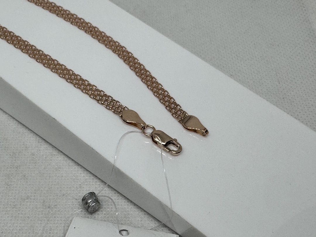 БРАСЛЕТ ПОЛНОВЕСНЫЙ Бисмарк машинный (Au 585)