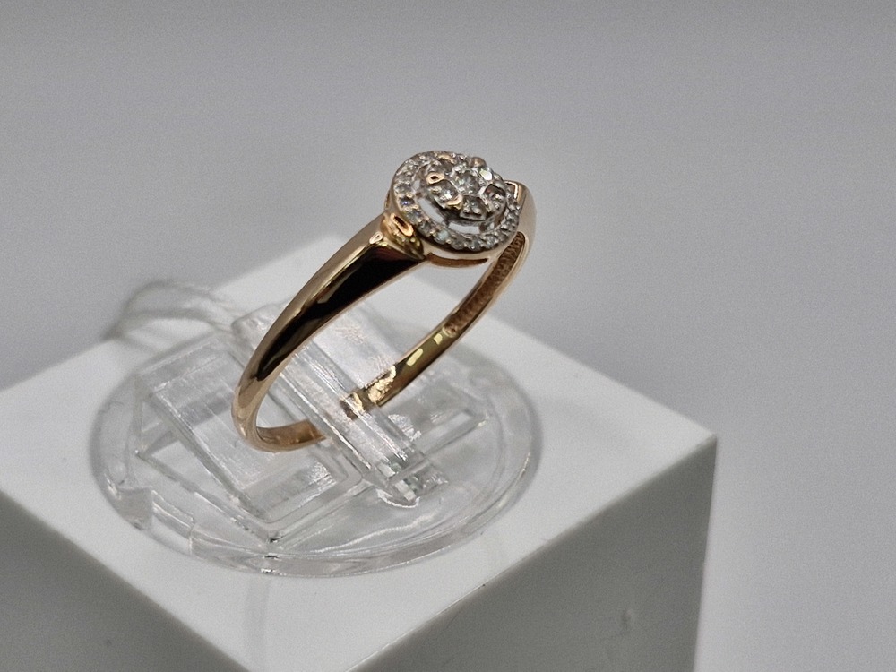 КОЛЬЦО БРИЛЛИАНТ Au 585