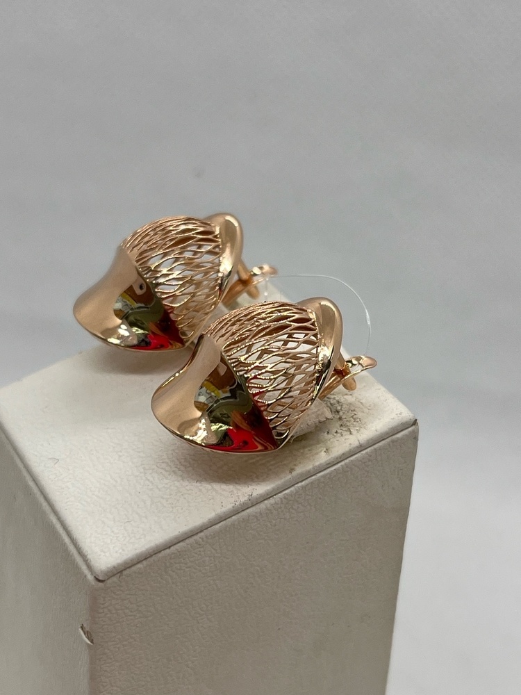 СЕРЬГИ БЕЗ КАМНЯ (Au 585)