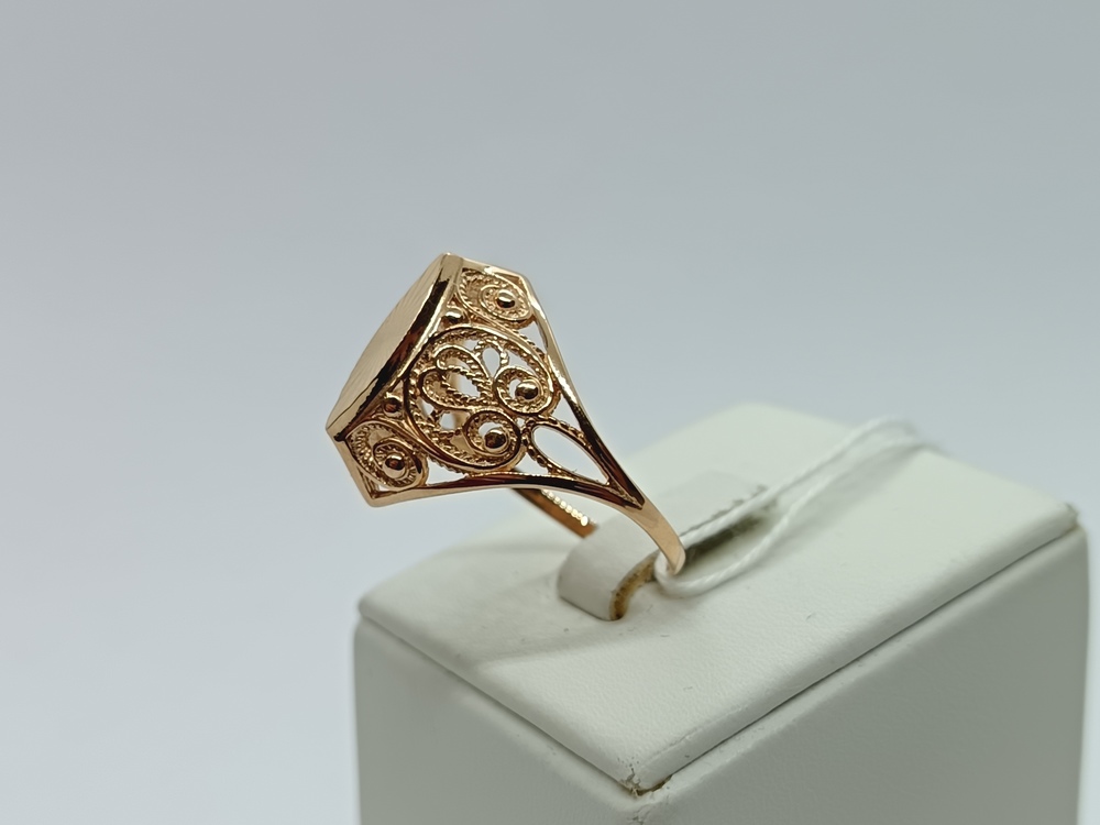 КОЛБКМ585 КОЛЬЦО БЕЗ КАМНЯ (Au 585)