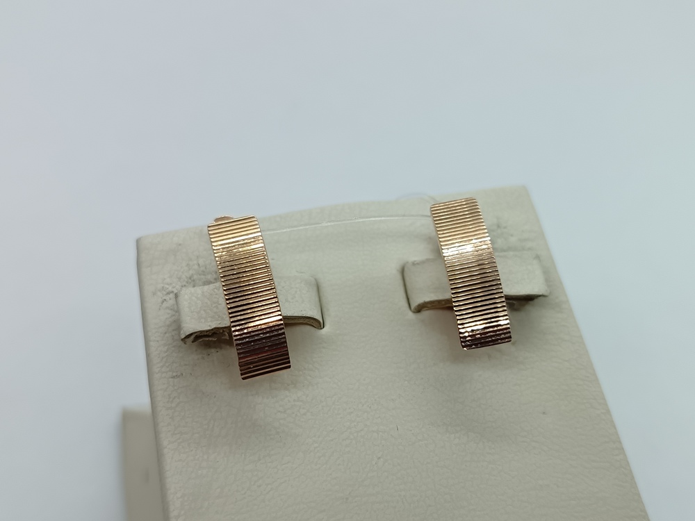 СЕРЬГИ БЕЗ КАМНЯ (Au 585)