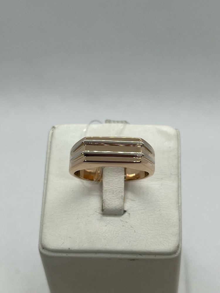 01-0038 КОЛЬЦО ПЕЧАТКА без камня (Au 585)