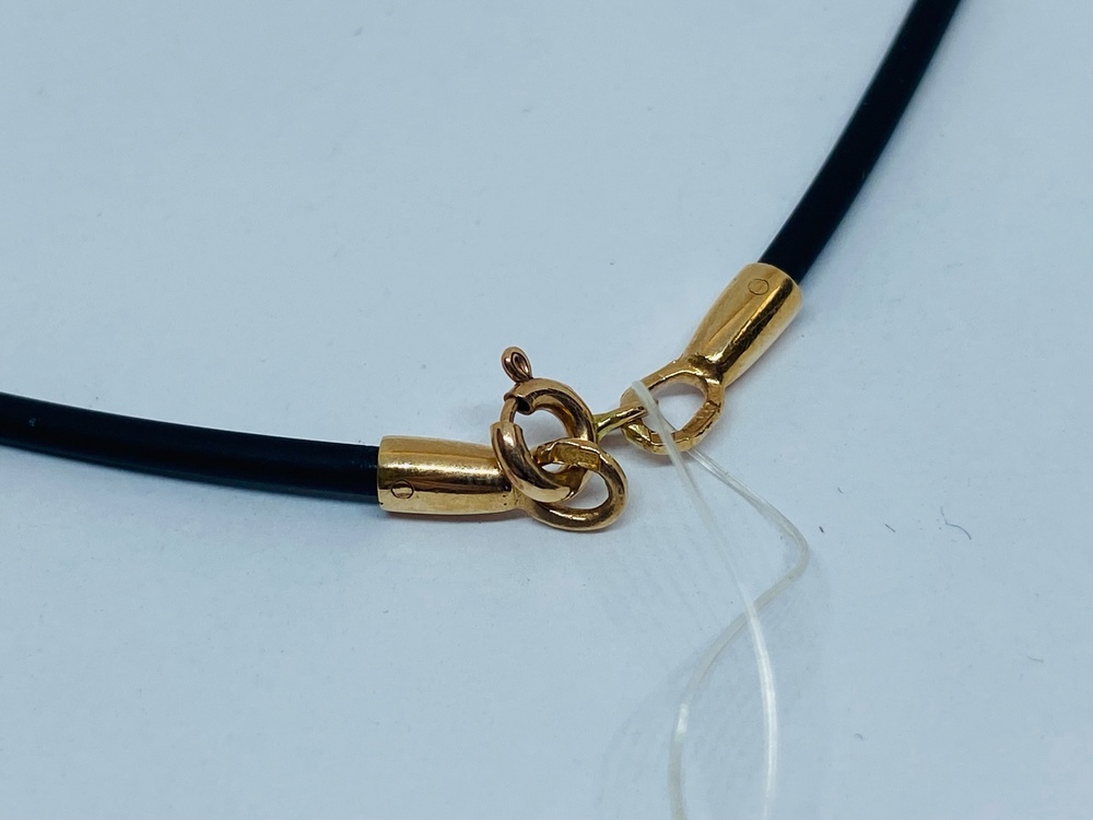 6030В-6 КОЛЬЕ КАУЧУК (Au 585)