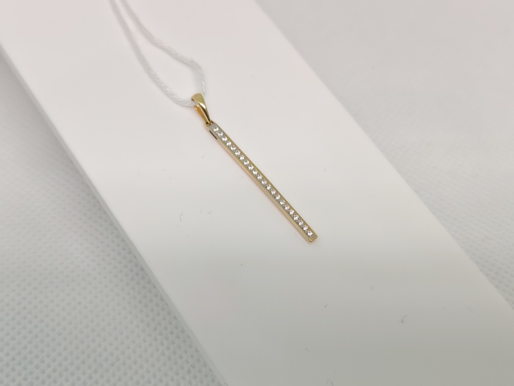 ПОДКМИ585 ПОДВЕСКА С КАМНЯМИ (Au 585)