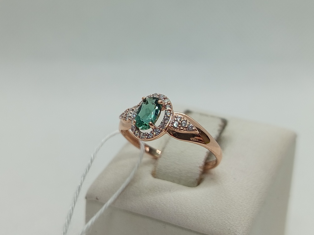 КОЛКМИ585 КОЛЬЦО С КАМНЯМИ (Au 585)