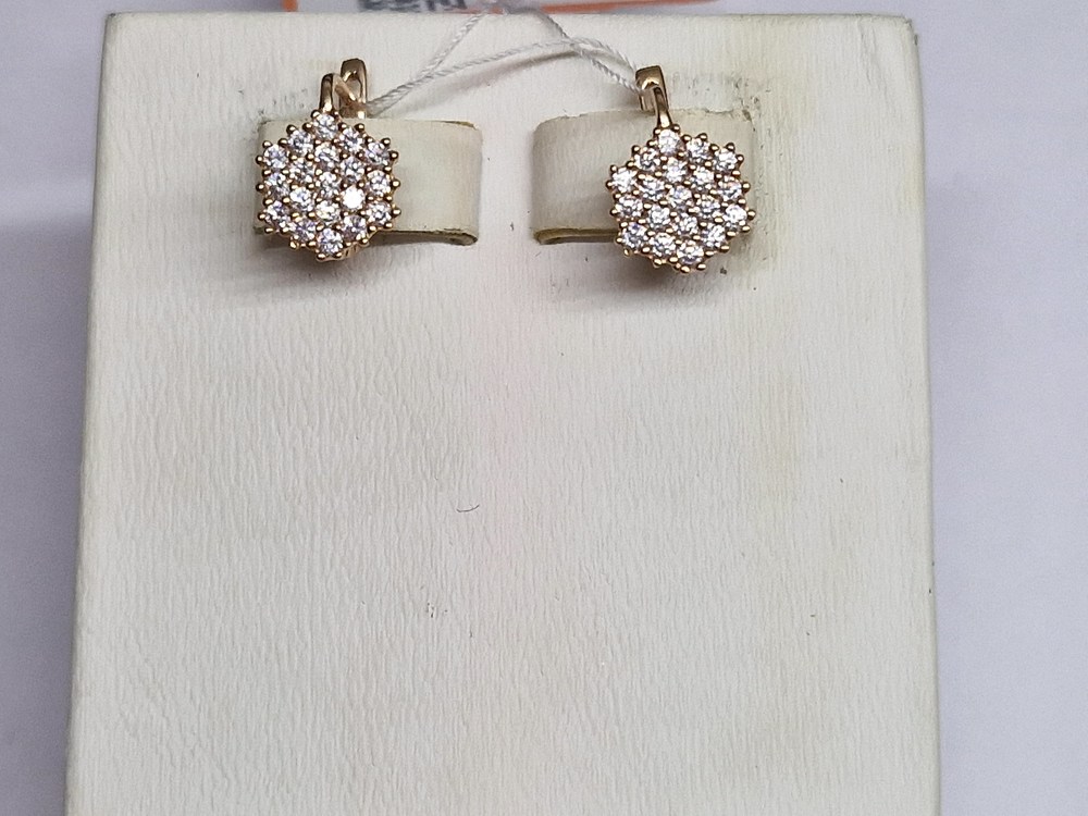 СЕРЬГИ С КАМНЯМИ (Au 585)