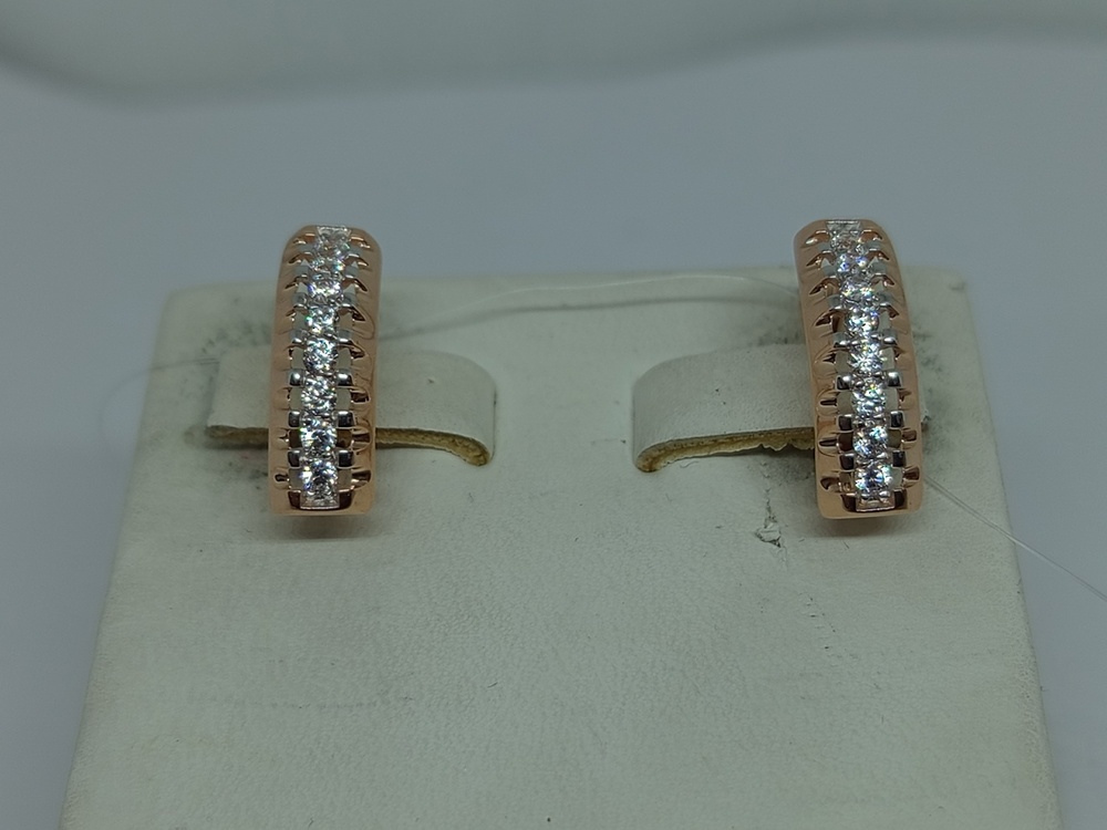 СЕРЬГИ С КАМНЯМИ (Au 585)