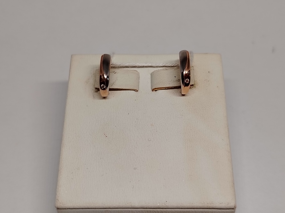 СЕРЬГИ С КАМНЕМ (Au 585)