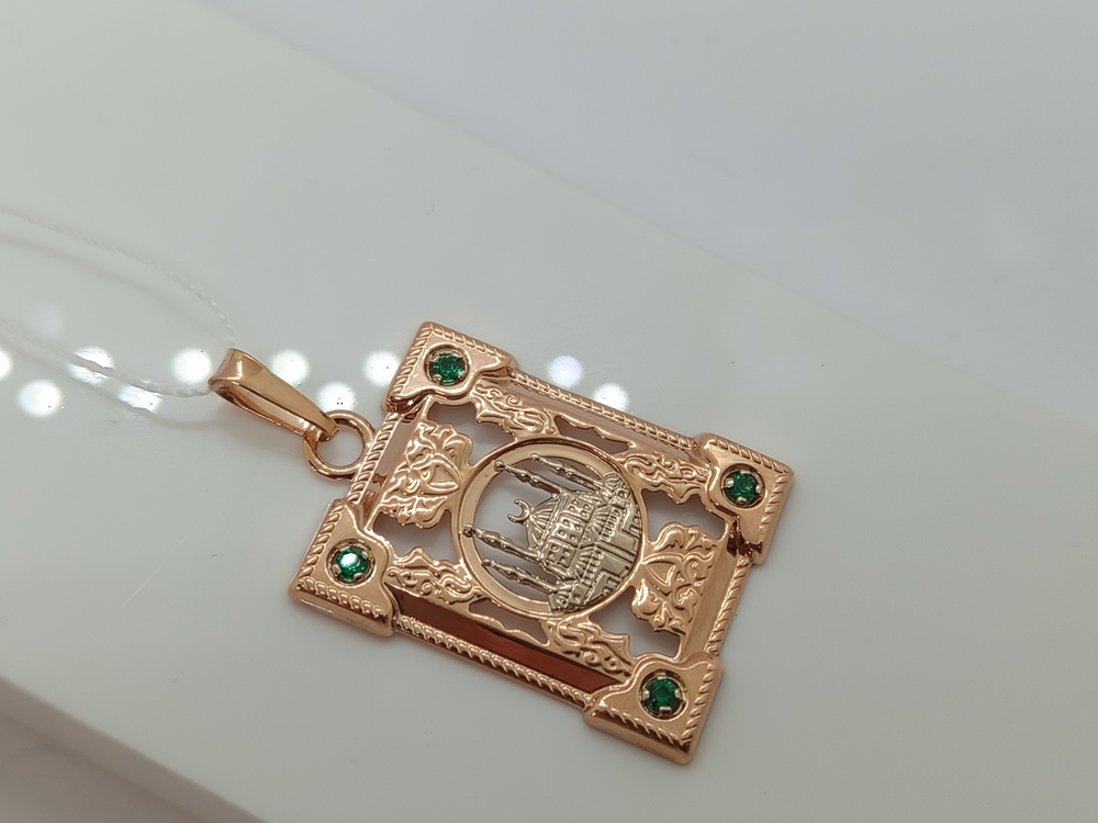 КЗ.27/Мечеть/з585 ПОДВЕСКА МЕЧЕТЬ (Au 585)