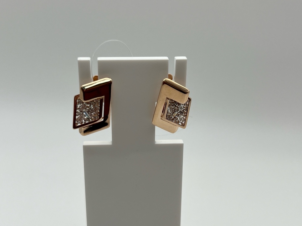 СЕРЬГИ С КАМНЯМИ (Au 585)