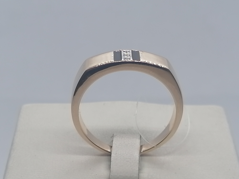 ПЕЧАТКА С КАМНЯМИ (Au 585)