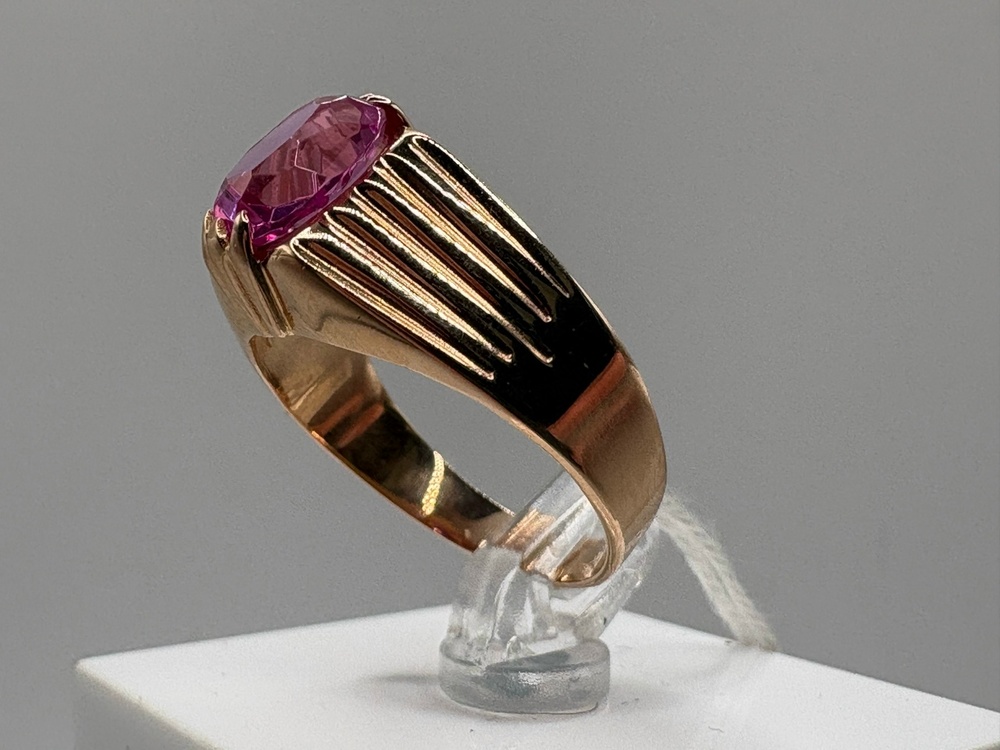 КОЛКМ583 КОЛЬЦО С КАМНЕМ (Au 583)