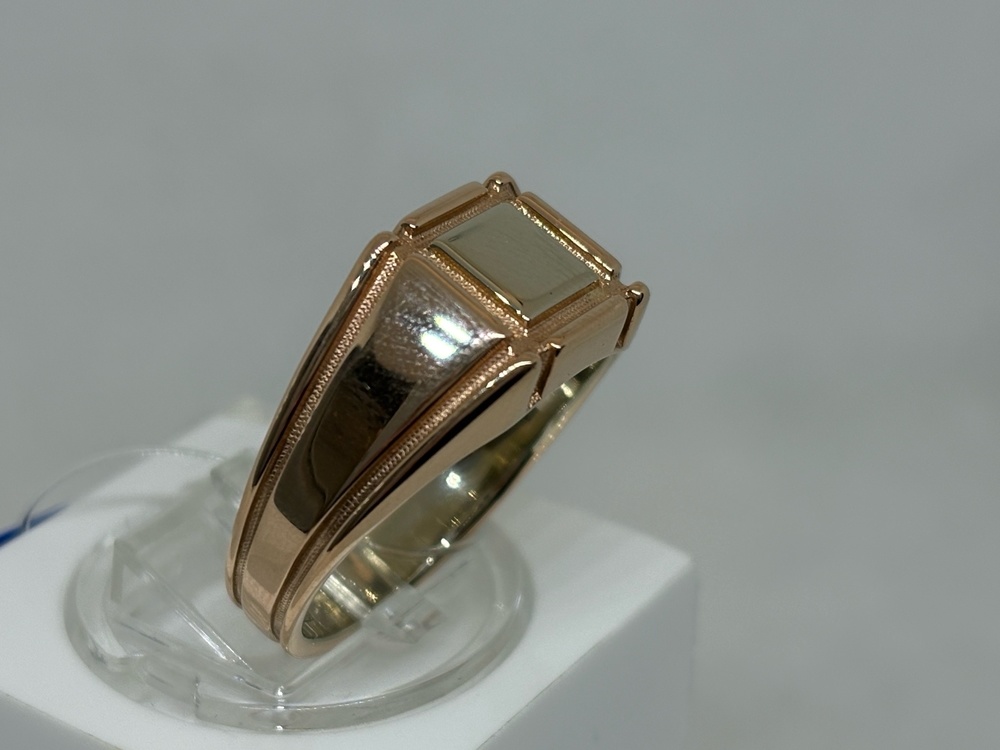 КОЛЬЦО ПЕЧАТКА без камня (Au 585) КОЛЬЦО ПЕЧАТКА без камня (Au 585)
