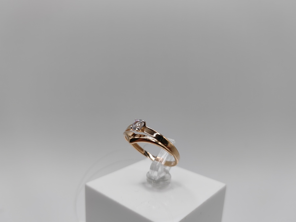 КОЛЬЦО С КАМНЕМ (Au 585)