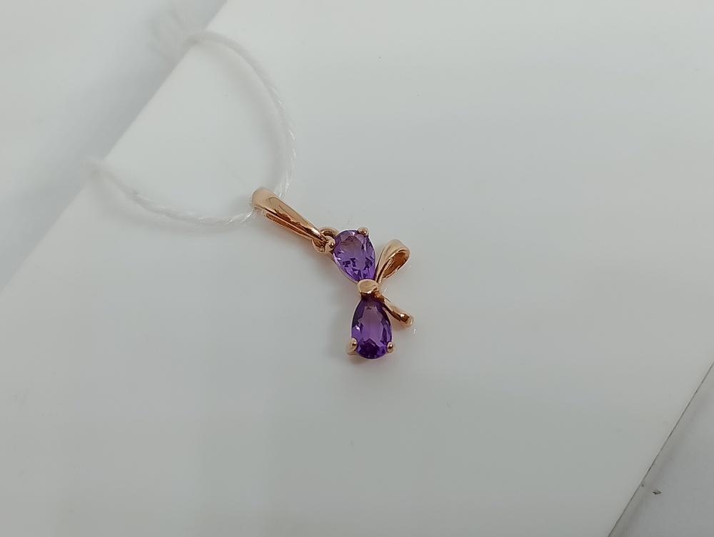 ПОДКМИ585 ПОДВЕСКА С КАМНЯМИ (Au 585)