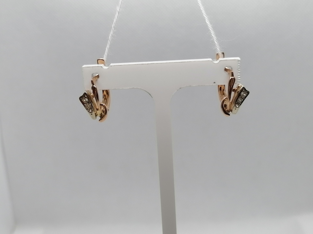 СКМИ585 СЕРЬГИ С КАМНЯМИ (Au 585) СКМИ585 СЕРЬГИ С КАМНЯМИ (Au 585)