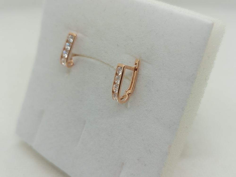 СЕРЬГИ С КАМНЯМИ (Au 585)