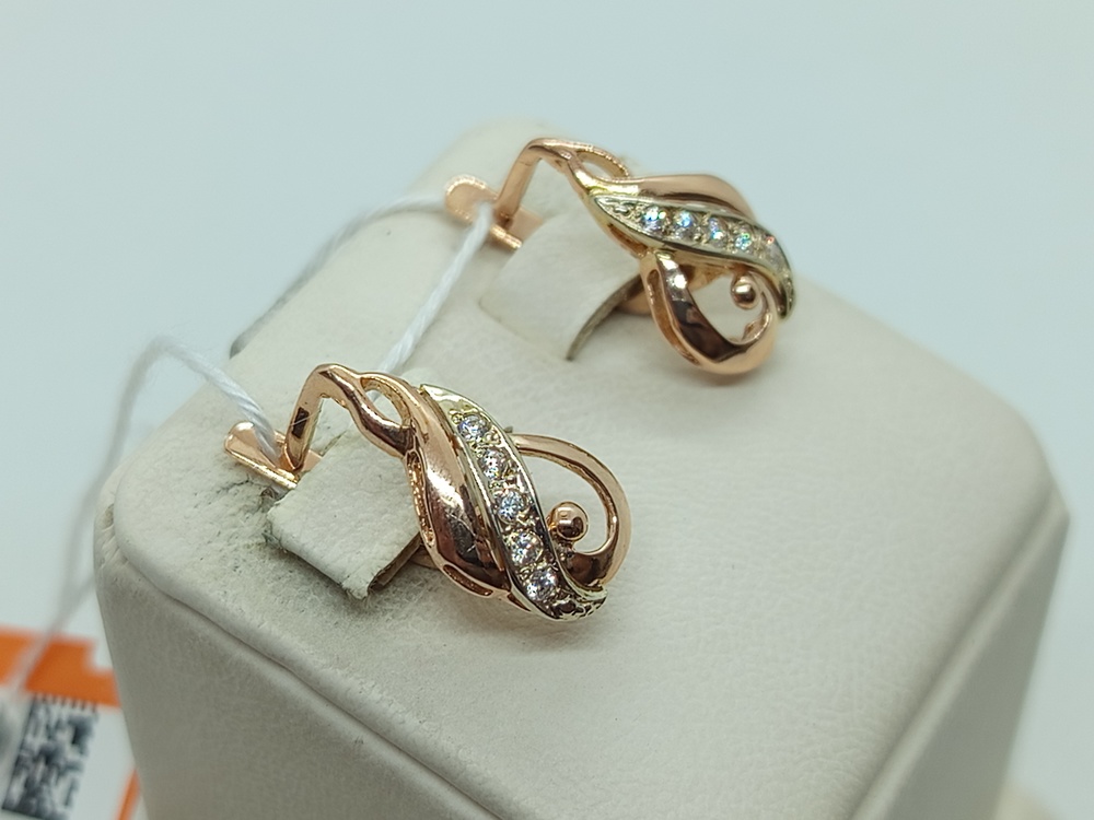 СКМИ585 СЕРЬГИ С КАМНЯМИ (Au 585) СКМИ585 СЕРЬГИ С КАМНЯМИ (Au 585)