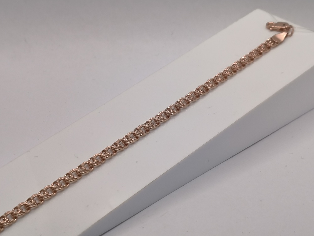 БРАСЛЕТ ПУСТОТЕЛЫЙ Бисмарк (Au 585)