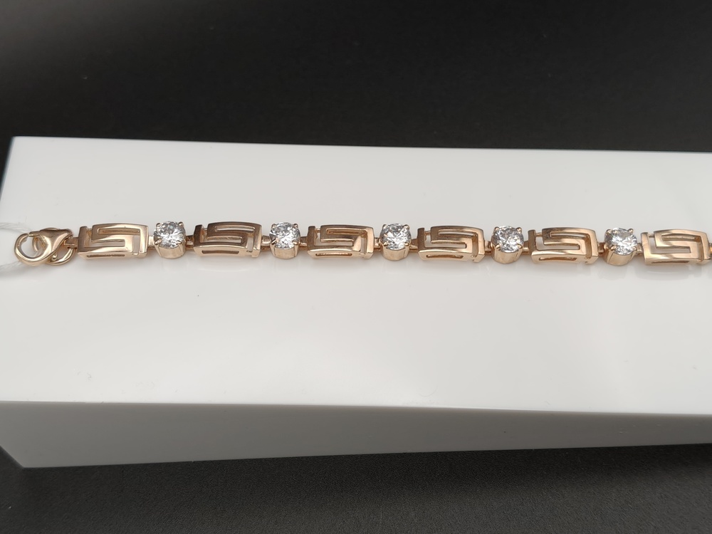 Б585 БРАСЛЕТ С КАМНЯМИ (Au 585)