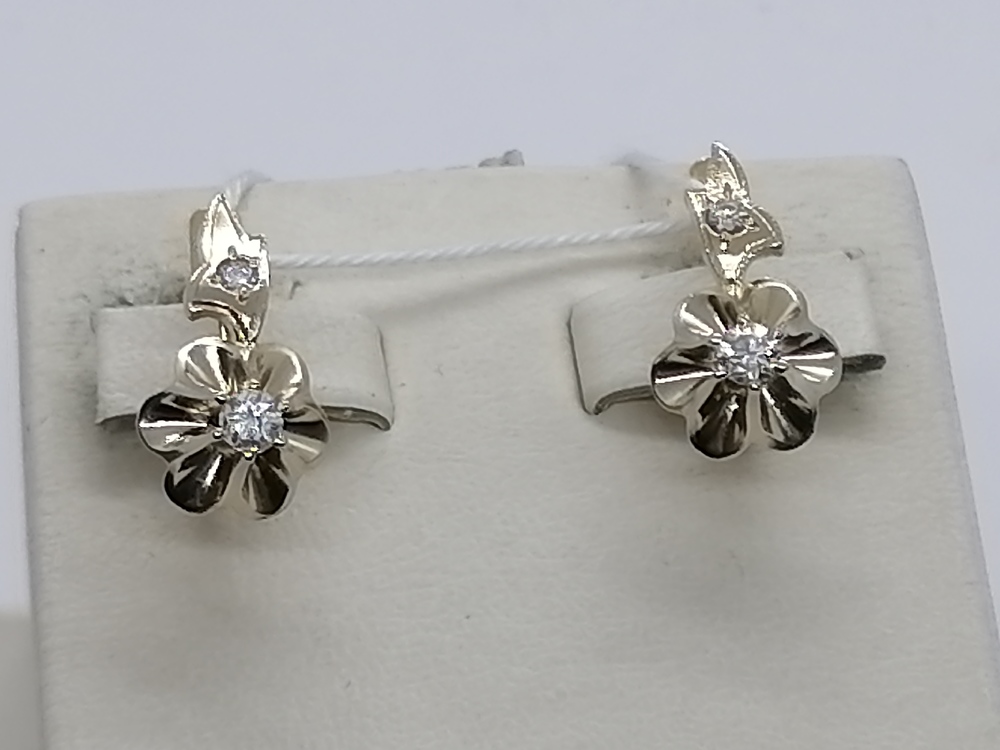 СЕРЬГИ БРИЛЛИАНТ Au 750