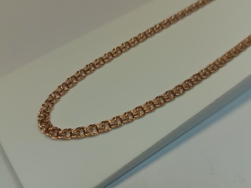 ЦЕПЬ ПУСТОТЕЛАЯ Бисмарк (Au 585)