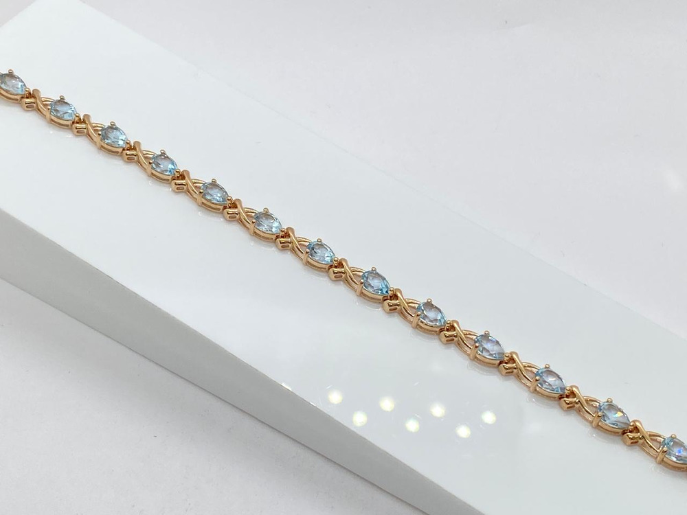 БРАСЛЕТ С КАМНЯМИ (Au 585)