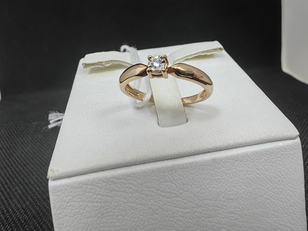 КОЛЬЦО БРИЛЛИАНТ Au 585