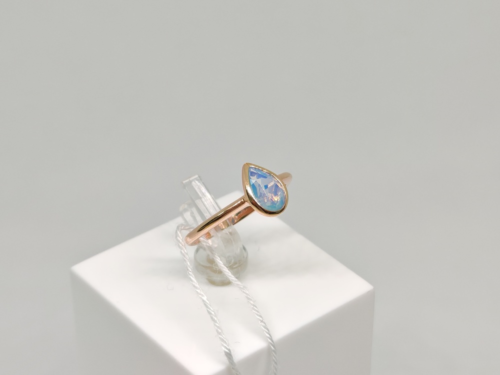 КОЛКМ585 КОЛЬЦО С КАМНЕМ (Au 585)