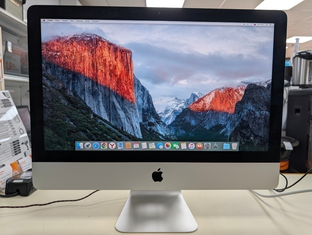 Моноблок Apple iMac 21.5 2015 (a1418); Core i5-4210H, Intel Iris Pro Graphics 6200, 8 Гб, Нет, 1 Tb