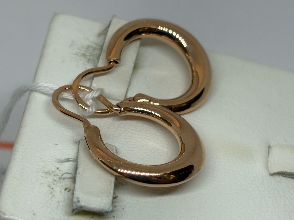 СБКМ583 СЕРЬГИ БЕЗ КАМНЯ (Au 583)