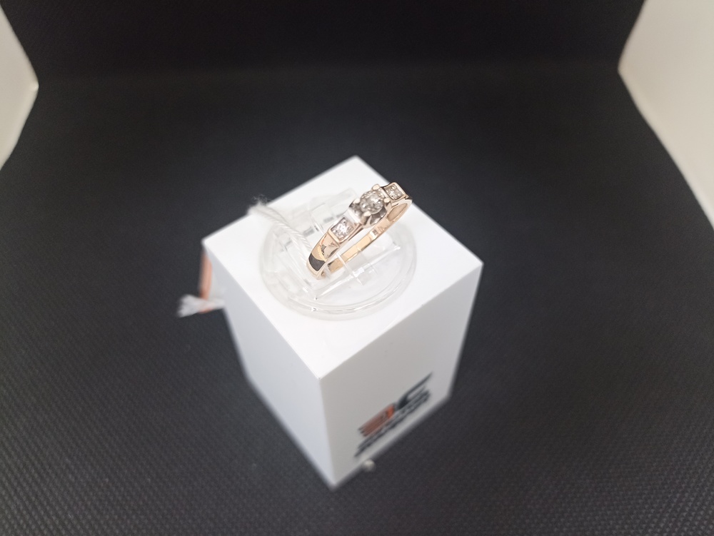 КОЛЬЦО БРИЛЛИАНТ Au 585