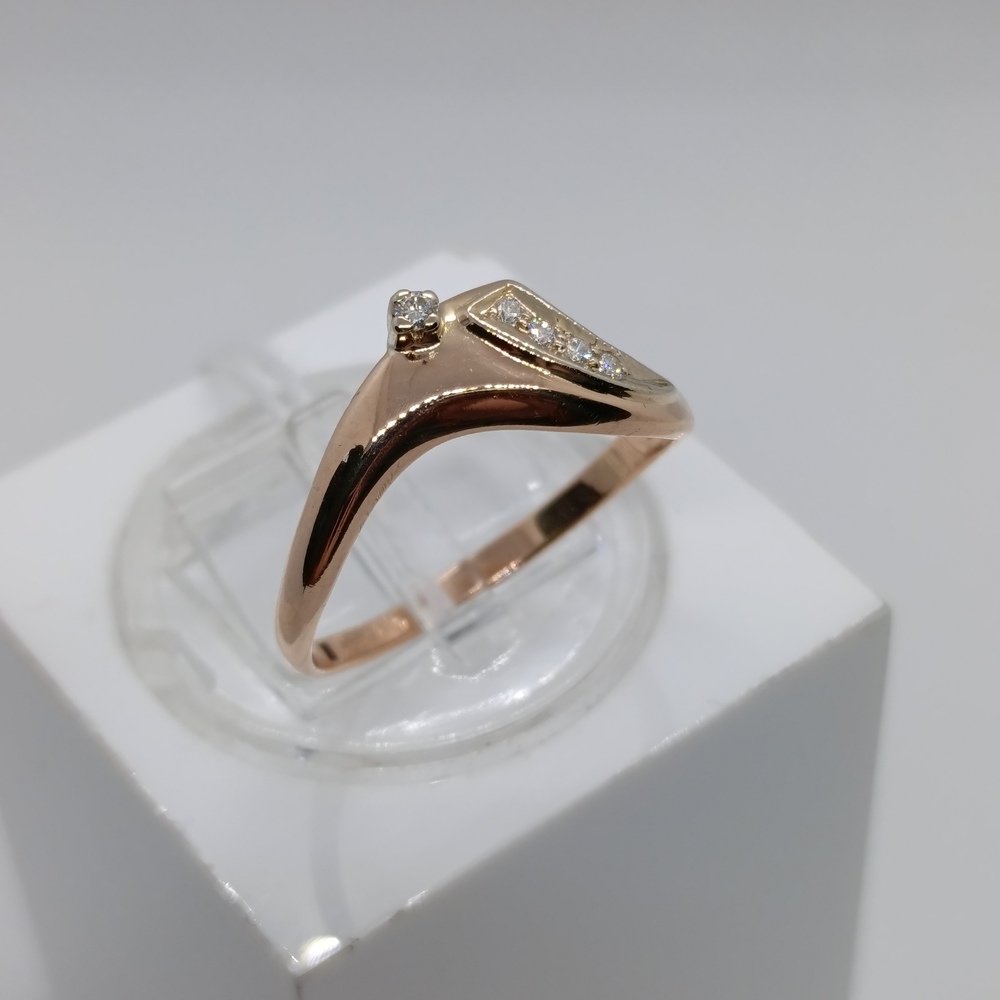 КОЛЬЦО БРИЛЛИАНТ Au 585