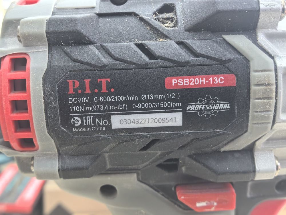 Шуруповерт P.I.T. PSB20H-13C