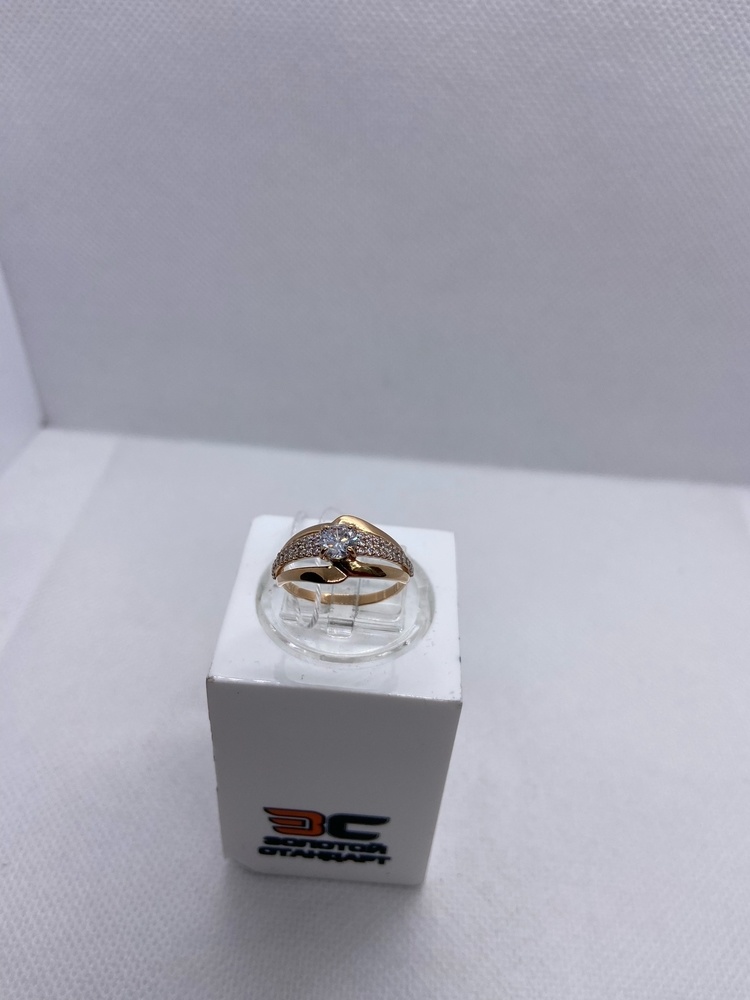 КОЛКМИ585 КОЛЬЦО С КАМНЯМИ (Au 585)