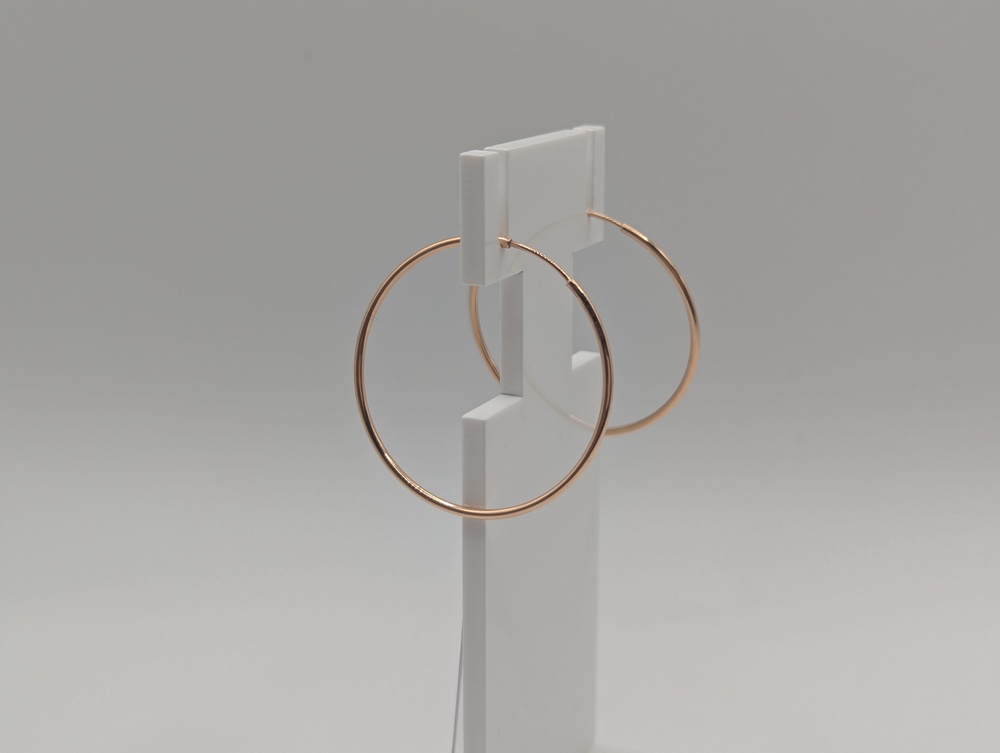 СЕРЬГИ КОНГО без камня (Au 585)