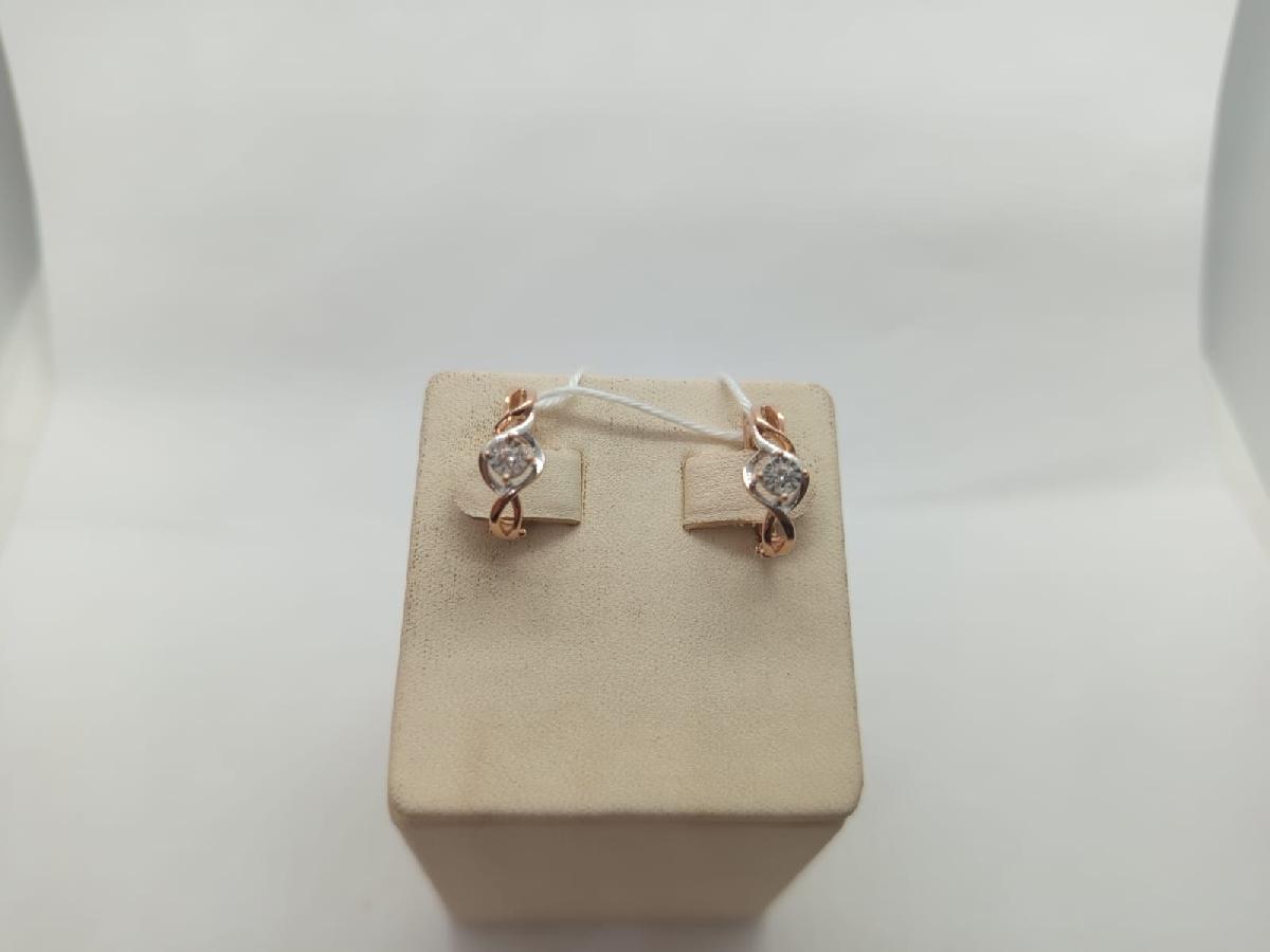 СЕРЬГИ БРИЛЛИАНТ (Au 585)