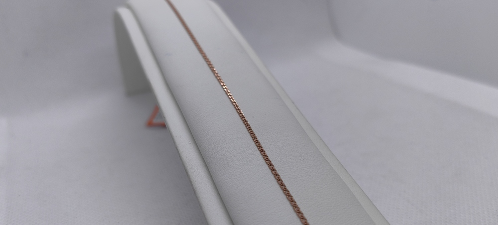 БРАСЛЕТ ПОЛНОВЕСНЫЙ Ромб двойной Au 585