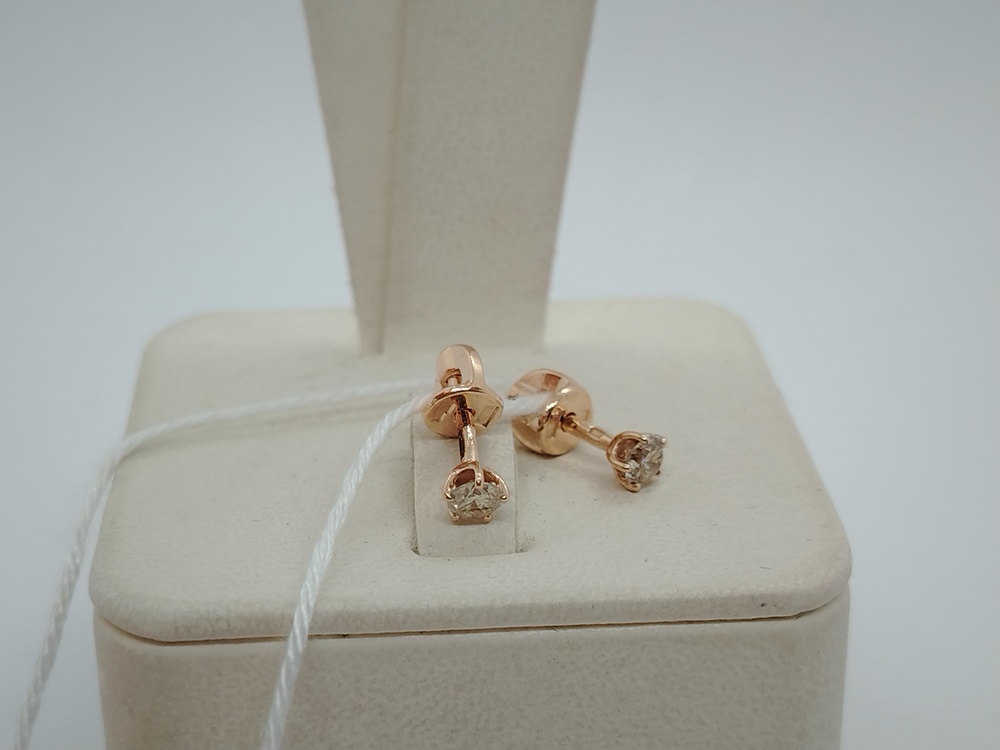 СЕРЬГИ БРИЛЛИАНТ (Au 585)