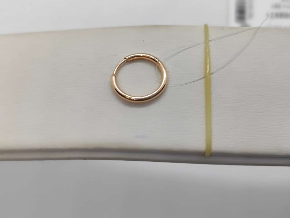 СЕРЬГИ серьга без камня (Au 585)