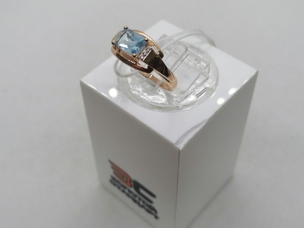 КОЛКМИ585 КОЛЬЦО С КАМНЯМИ (Au 585)