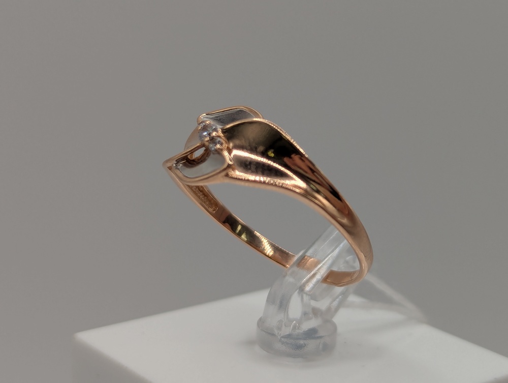 КОЛКМИ585 КОЛЬЦО С КАМНЯМИ (Au 585)