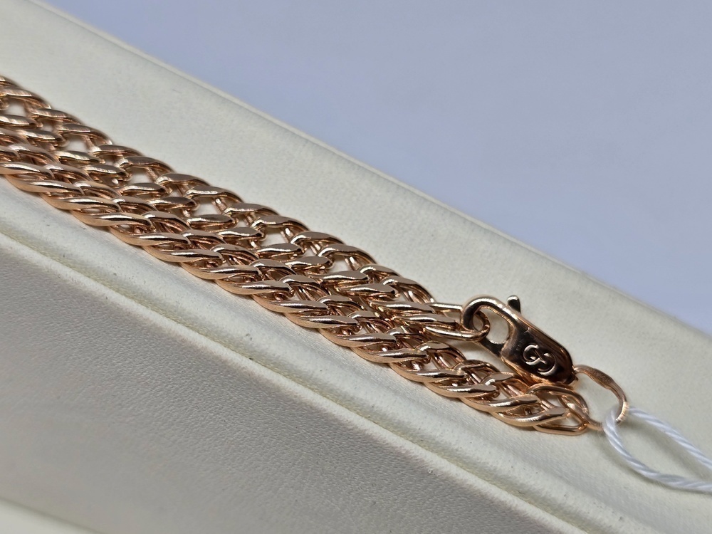 ЦПР2585 ЦЕПЬ ПУСТОТЕЛАЯ Ромб двойной (Au 585)