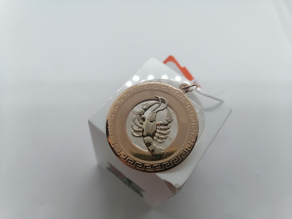 ПОДВЕСКА ЗНАК ЗОДИАКА РАК Au 585