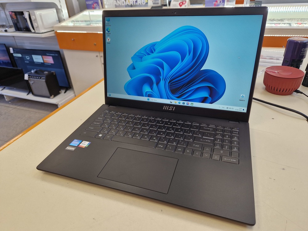 Ноутбук MSI; 1335U, Intel iris XE Graphics, 16 Гб, 512 GB, Нет